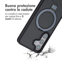 Accezz Cover con anello e supporto con MagSafe Samsung Galaxy S25 - Nero