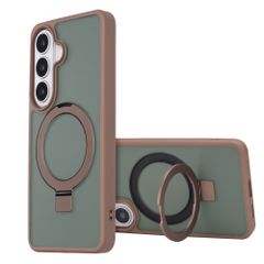 Accezz Cover con anello e supporto con MagSafe Samsung Galaxy S26 - Marrone