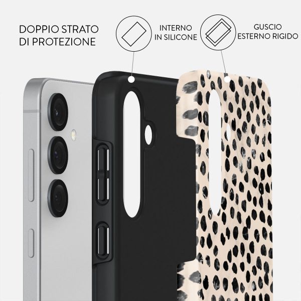 Burga Cover Posteriore Resistente Samsung Galaxy S25 Plus - Almond Latte