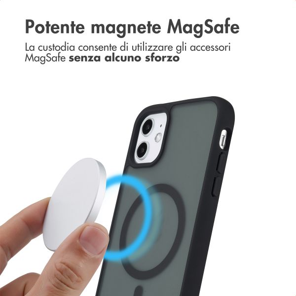 imoshion Cover posteriore Color Guard con MagSafe Apple iPhone 11 - Nero