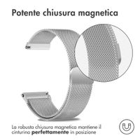 imoshion Cinturino milanese magnetico  - Attacco universale 18 mm - Argento