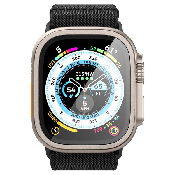 Spigen Glas.tR Slim Pro pellicola protettiva Apple Watch Ultra 1 / 2 - 49 mm - Titanium