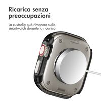 imoshion Cover rigida integrale lucida Apple Watch Ultra / Ultra 2 / Ultra 3 - 49 mm - Nero