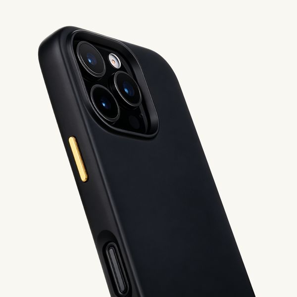 Selencia Cover posteriore Rivièra con MagSafe con ganci rimovibili Apple iPhone 16 Pro - Velvet Black