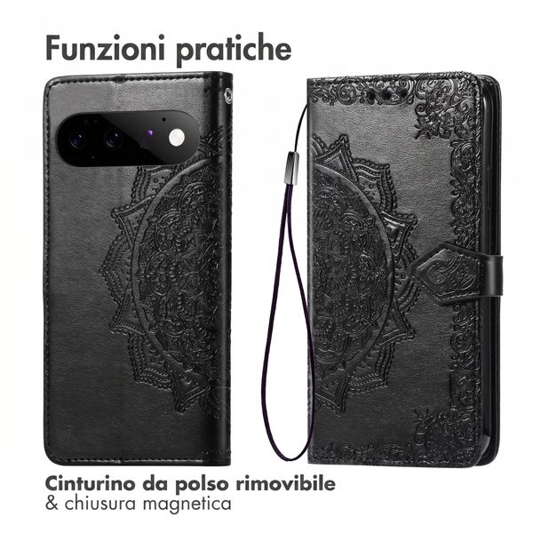 imoshion Cover a libro Mandala Google Pixel 11 - Nero