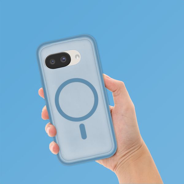 imoshion Cover posteriore Color Guard con MagSafe Google Pixel 9A - Azzurro