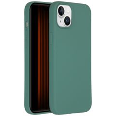 Accezz Cover in silicone liquido con MagSafe Apple iPhone 15 Plus - Verde scuro