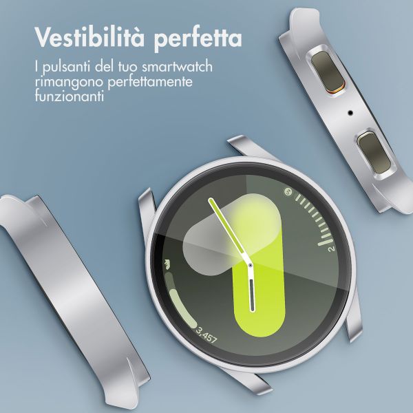 imoshion Cover rigida integrale Samsung Galaxy Watch 7 - 40 mm - Argento