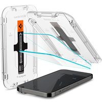 Spigen Vetro temperato GLAStR EZ Fit, confezione da 2 + Applicatore Apple iPhone 14 Pro
