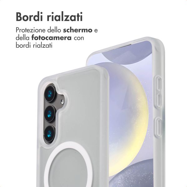 imoshion Cover posteriore Color Guard con MagSafe Samsung Galaxy S24 - Bianco