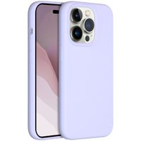 Accezz Cover in silicone liquido con MagSafe Apple iPhone 14 Pro - Viola