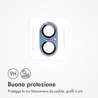 imoshion Protezione fotocamera in Vetro 2 Pezzi Apple iPhone 17 - Mist Blue