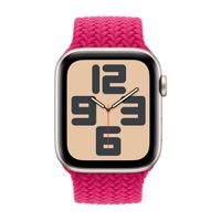 Apple Cinturino Solo intrecciato Apple Watch | 44/45/46/49 mm - Taglia 12 - Raspberry