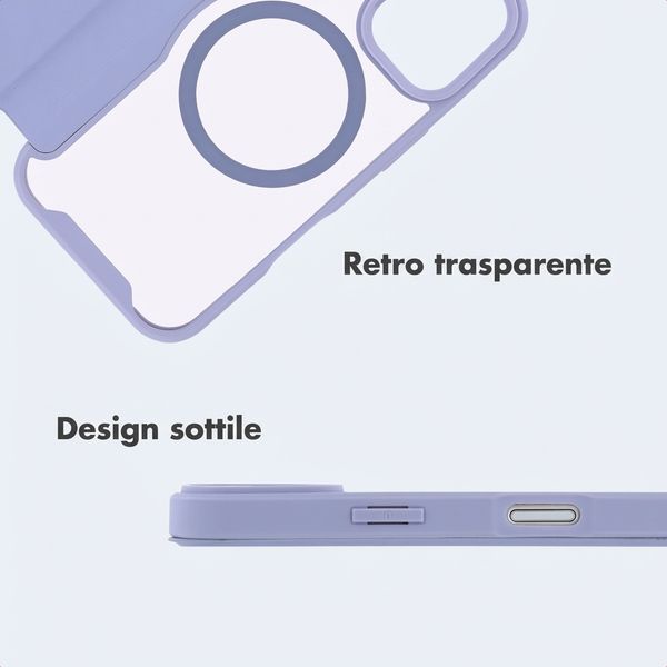 imoshion Bookcase trasparente con MagSafe Apple iPhone 16 - Lilla