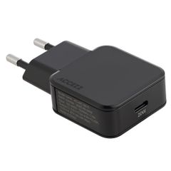 Accezz Caricabatterie GaN Ultra Slim - USB-C - 20 W - Nero