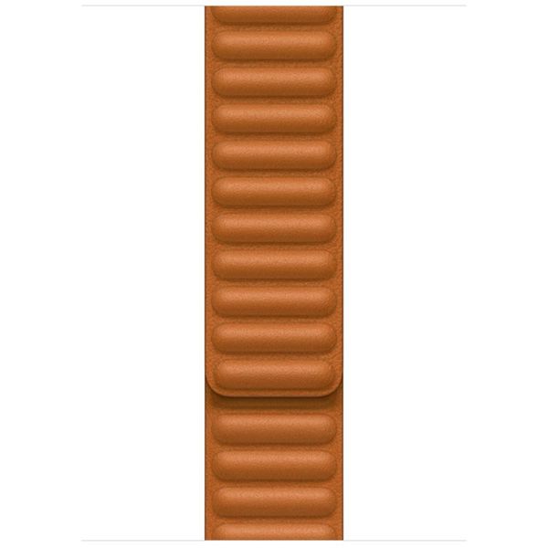 Apple Cinturino Leather Link Apple Watch | 44/45/46/49 mm - Taglia S/M - Golden Brown