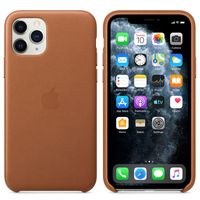 Apple Cover in Pelle iPhone 11 Pro - Saddle Brown
