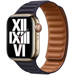Apple Cinturino Leather Link Apple Watch | 38/40/41/42 mm - Taglia M/L - Ink