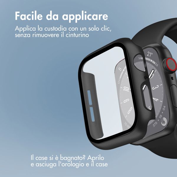 imoshion Cover rigida integrale Apple Watch 4 / 5 / 6 / SE - 44 mm - Nero