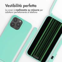 imoshion Cover in Silicone con Cordino Apple iPhone 15 Pro Max - Menta verde