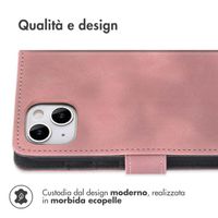 imoshion Cover a libro con Cordino Apple iPhone 14 / 13 - Rosa
