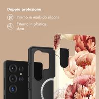 Selencia Cover posteriore Vivid con MagSafe Samsung Galaxy S26 - Vintage Peony