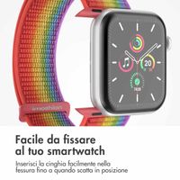 imoshion Cinturino in nylon Apple Watch | 44/45/46/49 mm - Rainbow
