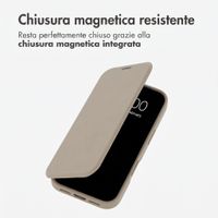 imoshion Bookcase trasparente con MagSafe Apple iPhone 18 Pro Max / 17 Pro Max - Beige