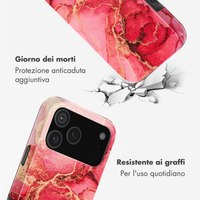 Selencia Cover posteriore Vivid con MagSafe Apple iPhone 17 Pro Max - Rosy Marble