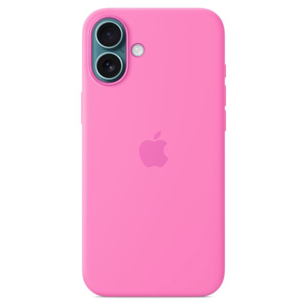 Apple Cover Posteriore in Silicone con MagSafe Apple iPhone 16 Plus - Peony Pink