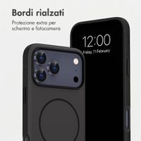 imoshion Cover posteriore Color con Thin MagSafe Ring Apple iPhone 17 Pro - Nero