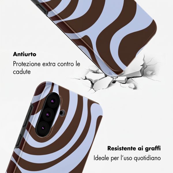 Selencia Cover Posteriore Vivid Samsung Galaxy A36 / A56 - Dream Swirl Chocolate