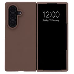 Accezz Cover in silicone liquido con MagSafe Samsung Galaxy Z Fold 8 Ultra - New Tea Brown