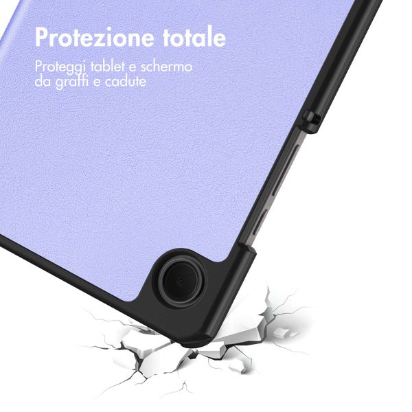 imoshion Cover a libro Trifold Samsung Galaxy Tab A11 / A9 8.7 pollici - Lilla