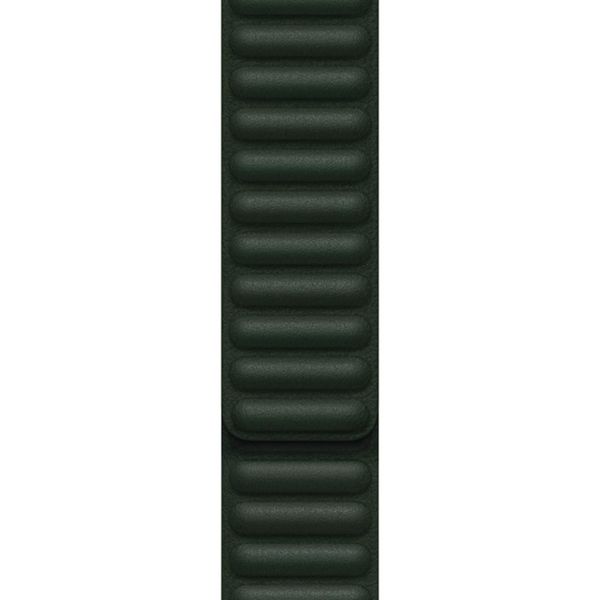 Apple Cinturino Leather Link Apple Watch | 38/40/41/42 mm - Taglia M/L - Sequoia Green