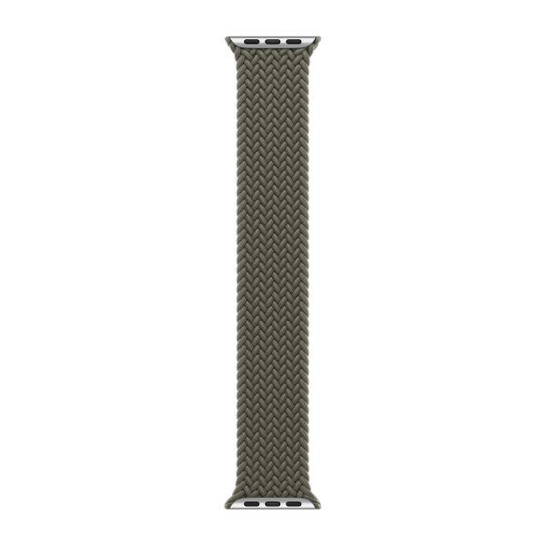Apple Cinturino Solo intrecciato Apple Watch | 38/40/41/42 mm - Taglia 4 - Olive