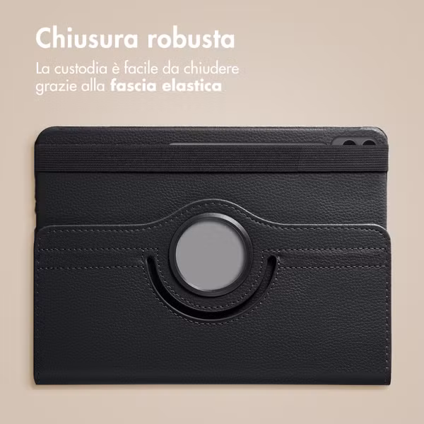 imoshion Cover Girevole a 360° Samsung Galaxy Tab S11 Ultra - Nero