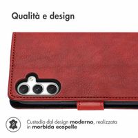 imoshion Cover a libro di Lusso Samsung Galaxy A25 (5G) - Rosso