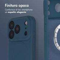 imoshion Cover Posteriore Colorata con MagSafe Apple iPhone 18 Pro Max / 17 Pro Max - Blu scuro