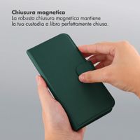 Accezz Cover a libro Edge rimovibile con MagSafe Samsung Galaxy A27 (5G) - Verde