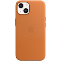 Apple Cover in Pelle MagSafe iPhone 13 - Golden Brown