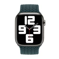 Apple Cinturino Solo intrecciato Apple Watch | 44/45/46/49 mm - Taglia 6 - Rainforest