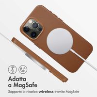 Accezz Cover in Pelle con MagSafe Apple iPhone 15 Pro Max - Sienna Brown