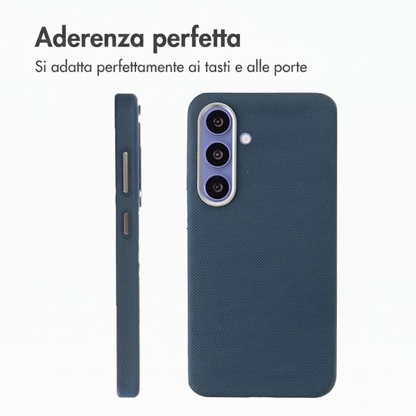 Accezz Cover Mesh con MagSafe Samsung Galaxy S25 / S24 - Blu scuro