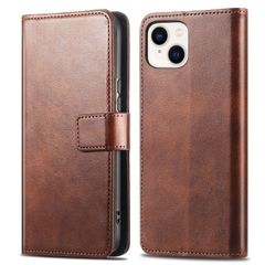 imoshion Cover a libro di Lusso Apple iPhone 14 / 13 - Marrone scuro