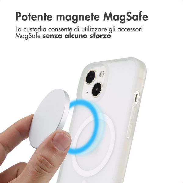 imoshion Cover posteriore Color Guard con MagSafe Apple iPhone 14 / 13 - Bianco