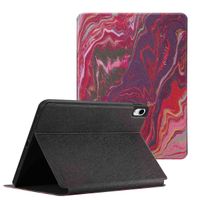 Selencia Cover per tablet Vivid Apple iPad 11 (2025) 11 pollici A16 / iPad 10 (2022) 10.9 pollici - Marble Plum