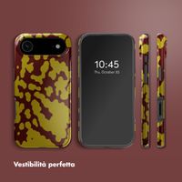 Selencia Cover posteriore Vivid con MagSafe Apple iPhone Air - Moo'd Olive Dust