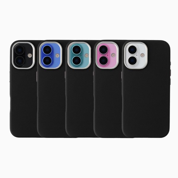 Accezz Cover Mesh con MagSafe Apple iPhone 16 - Nero