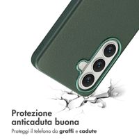 Accezz Cover in Pelle con MagSafe Samsung Galaxy S26 Plus - Cedar Green